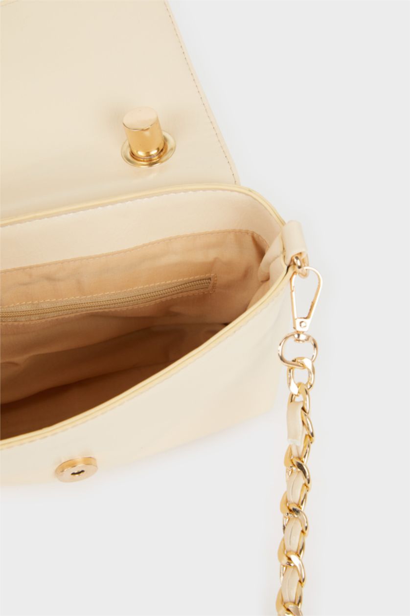 WOMAN Beige Woman Handbag
