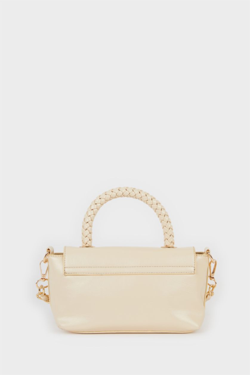 WOMAN Beige Woman Handbag