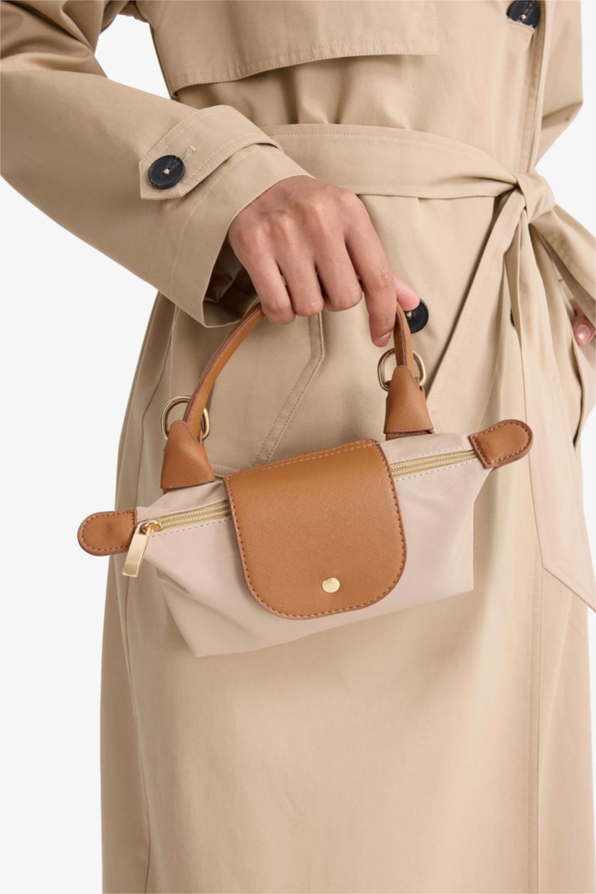 WOMAN Beige Woman Handbag