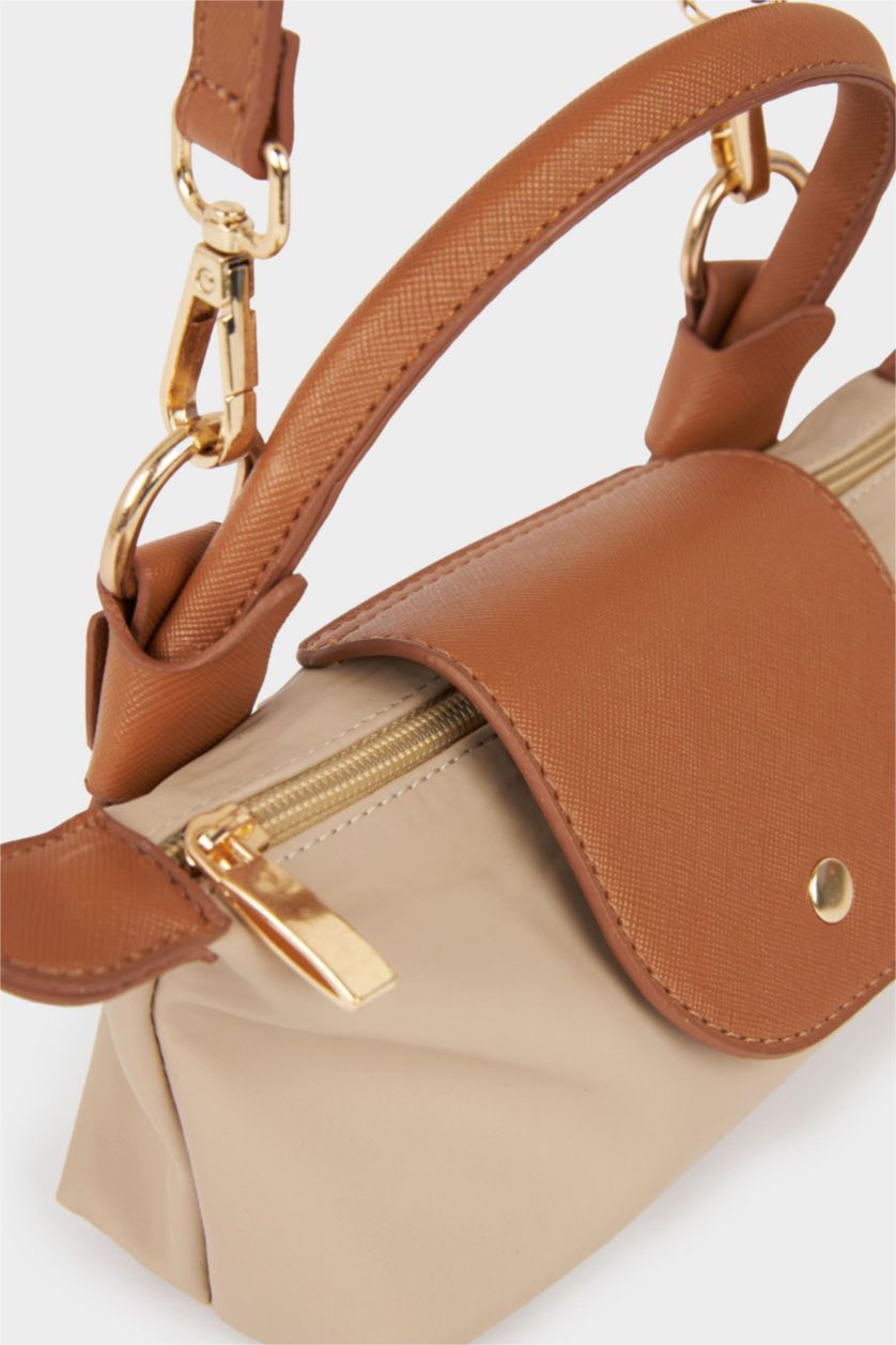 WOMAN Beige Woman Handbag
