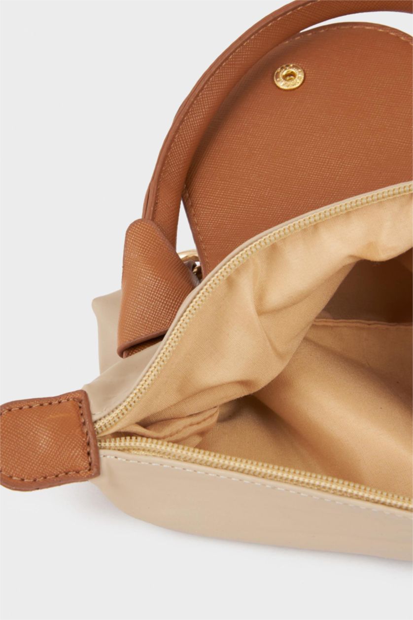 WOMAN Beige Woman Handbag