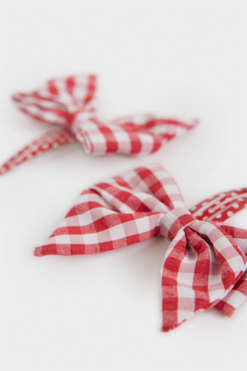 GIRLS & TEENS Red Girl 2 Piece Ribbon Buckle Set