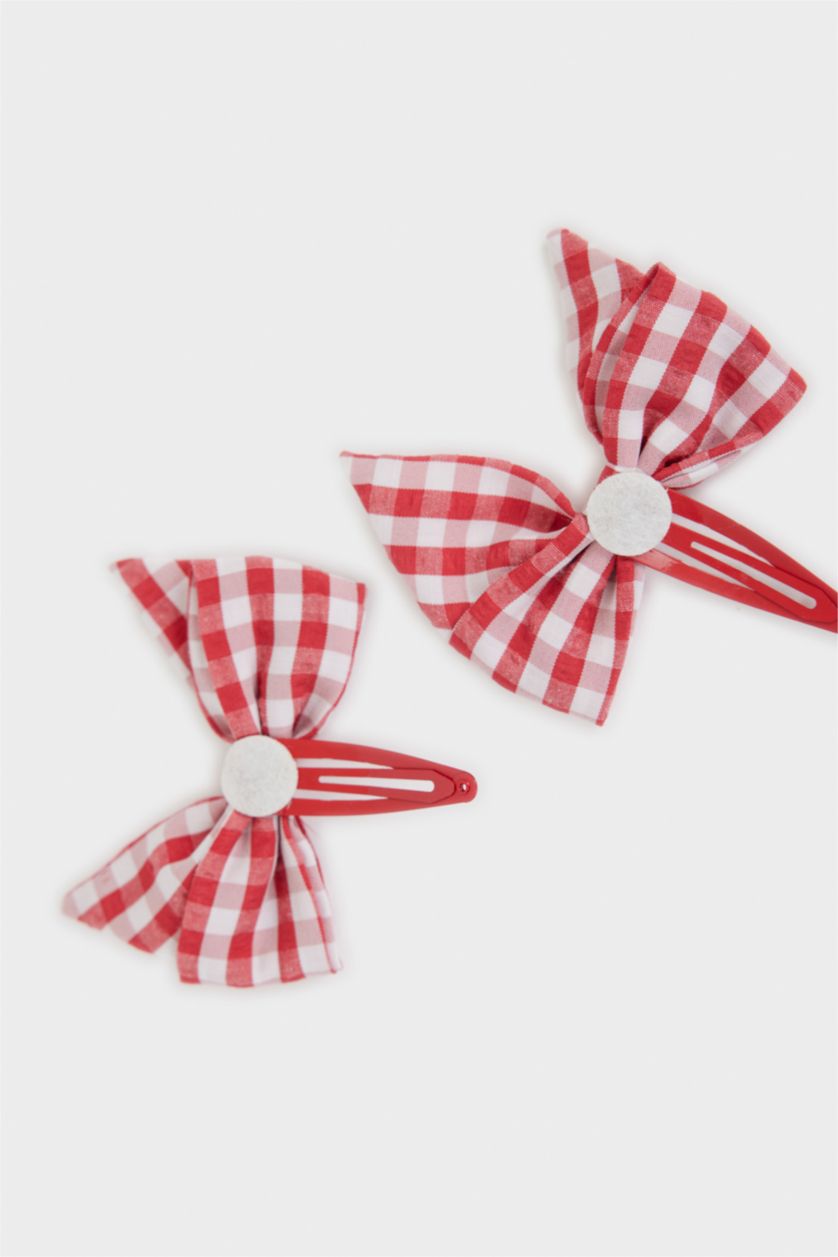 GIRLS & TEENS Red Girl 2 Piece Ribbon Buckle Set