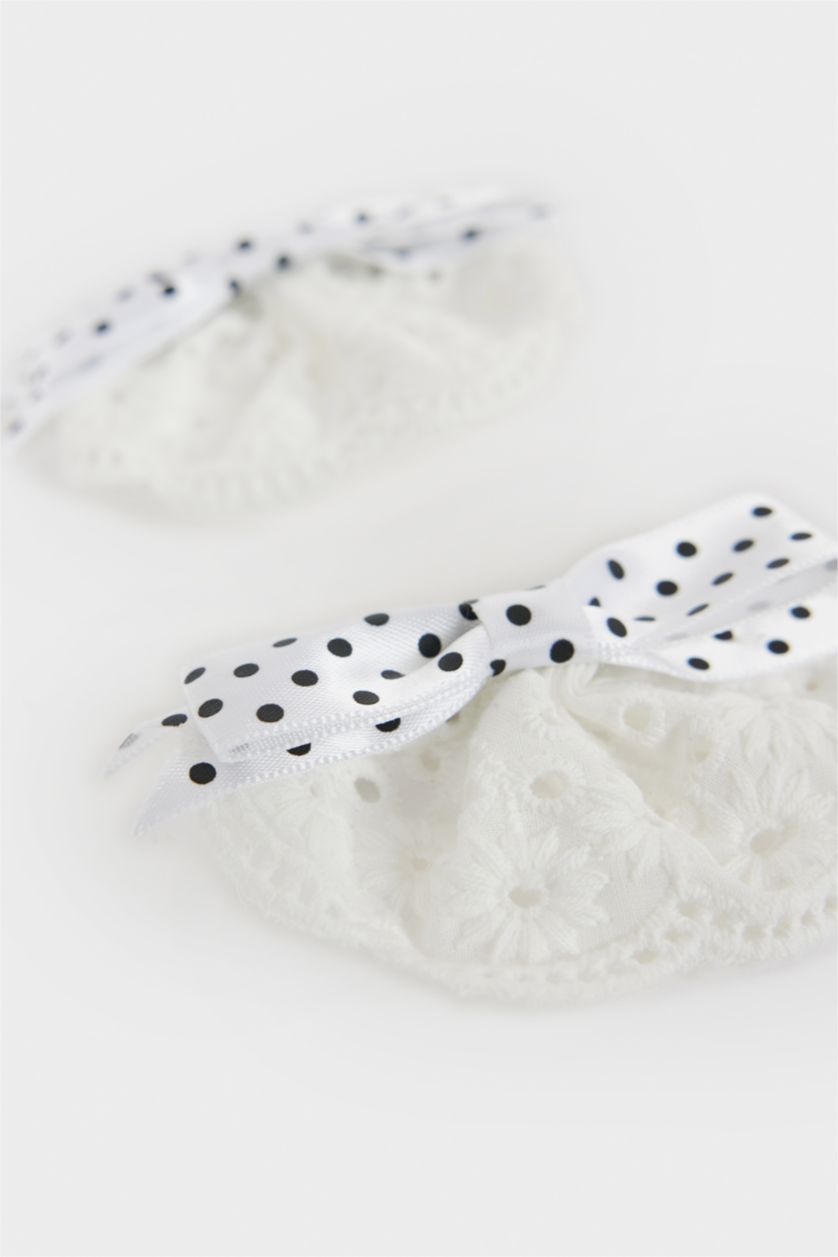 GIRLS & TEENS White Girl 2 Piece Ribbon Buckle Set