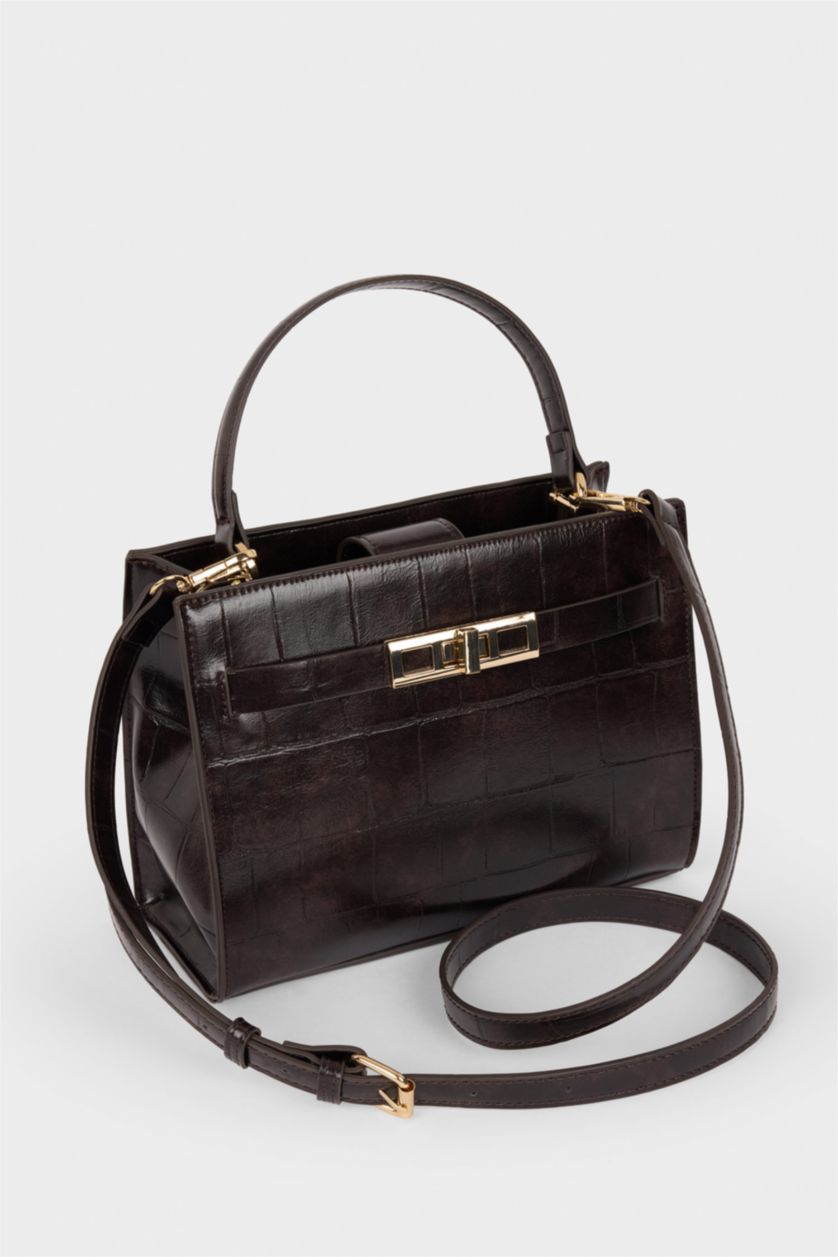 Kadın Kahve Kadın Suni Deri Çapraz Çanta