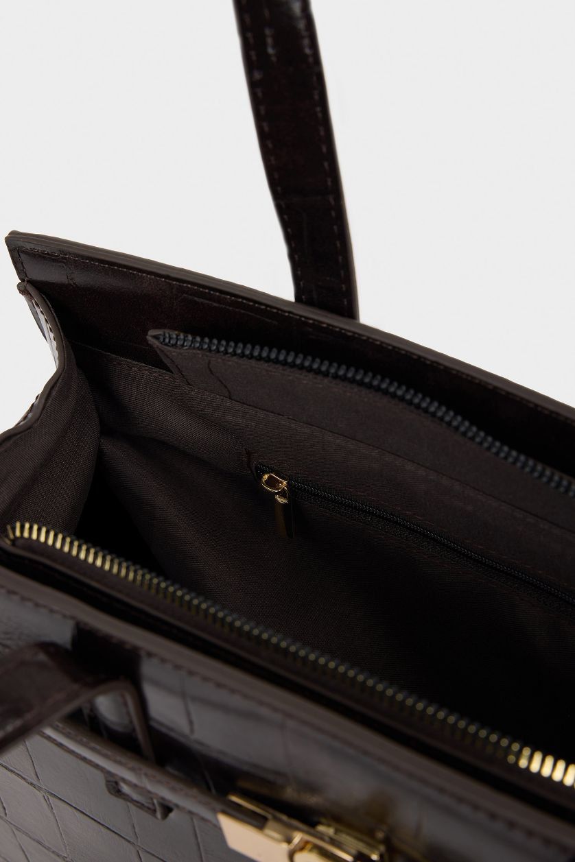 Kadın Kahve Kadın Suni Deri Çapraz Çanta