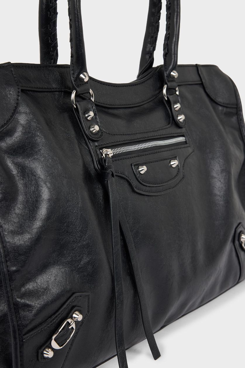 Kadın Siyah Kadın Suni Deri Omuz Çantası