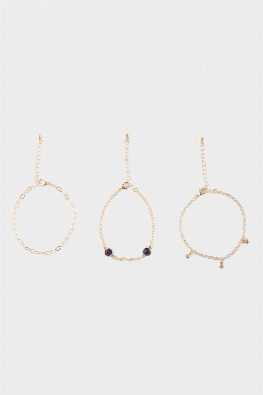 Kadın Altın Kadın 3'lü Gold Bileklik