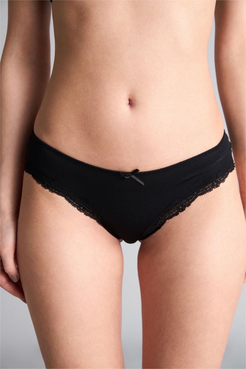 Kadın Siyah Micro Brazilian Külot