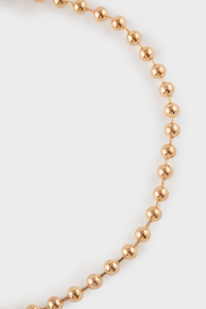 WOMAN Altın Woman 3 Piece Golden Bracelets With Blue Stones