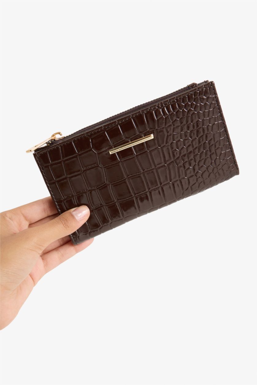 Kadın Koyu Kahve Kadın Suni Deri Cüzdan