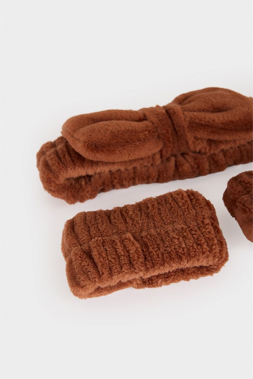 WOMAN White Woman Facial care 2 Piece Kit Hair Headband Absorbent Wristbands