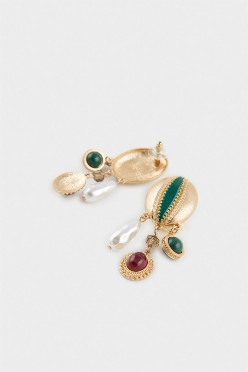 WOMAN MIXED Woman Stone Gold Earrings