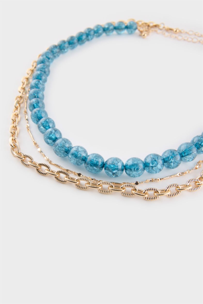 FEMME Marin Lot de 2 Colliers dorés pour femme