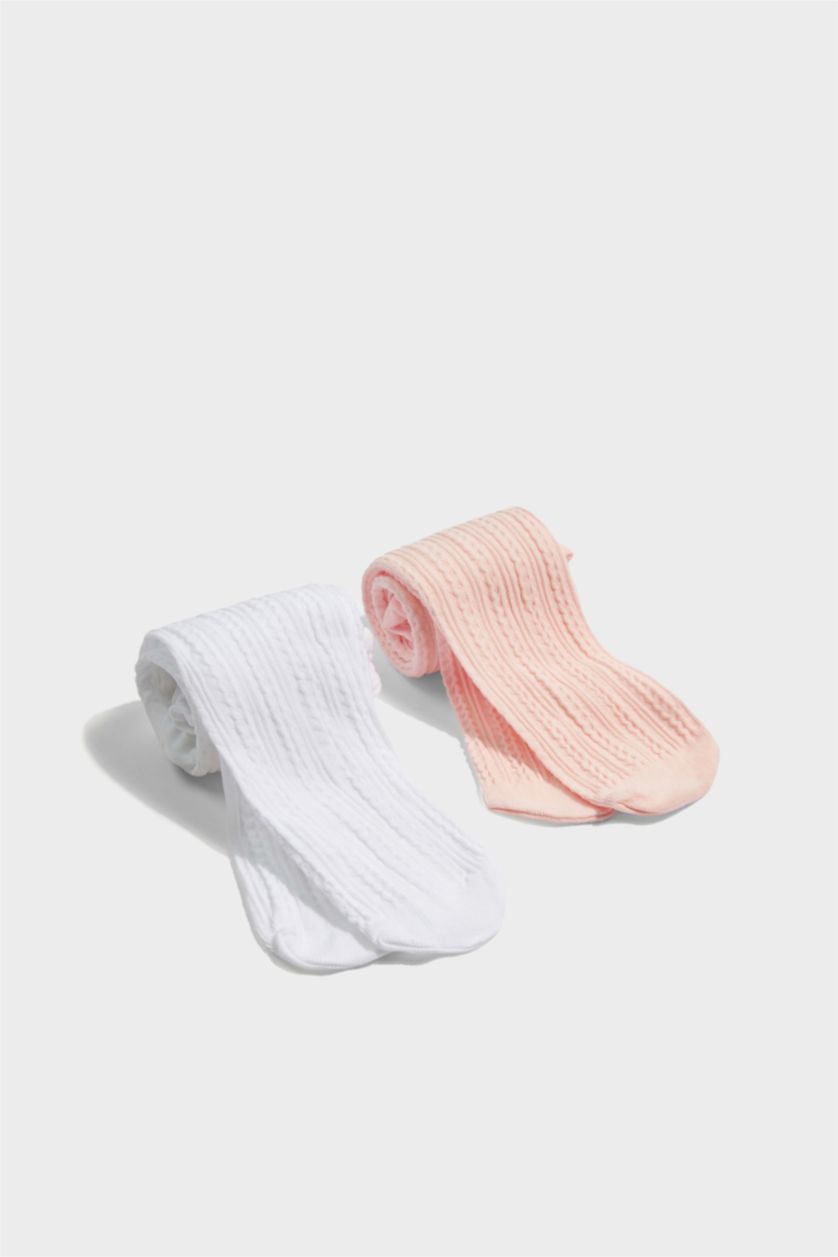 Kız Bebek Karma Kız Bebek 2'li 60 Denye Külotlu Çorap