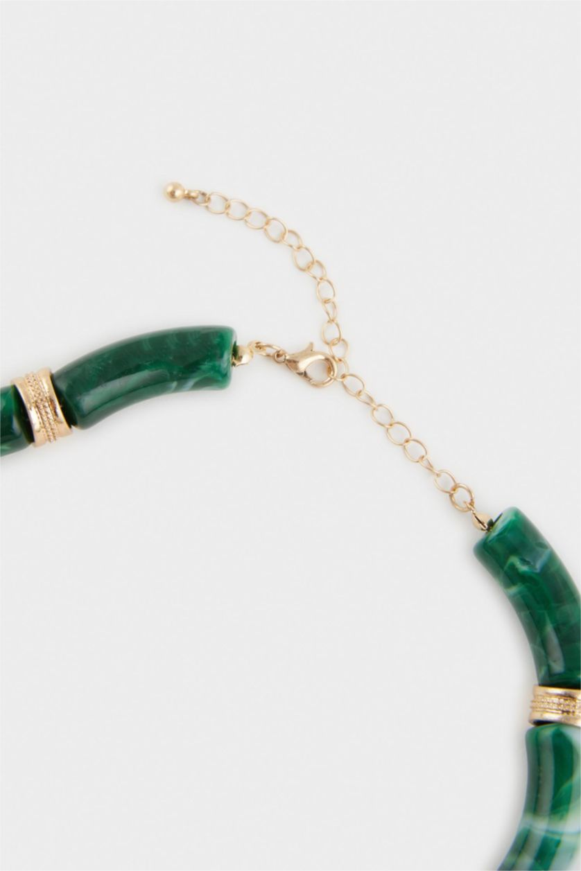 Kadın Yeşil Kadın Yeşil Taşlı Kolye