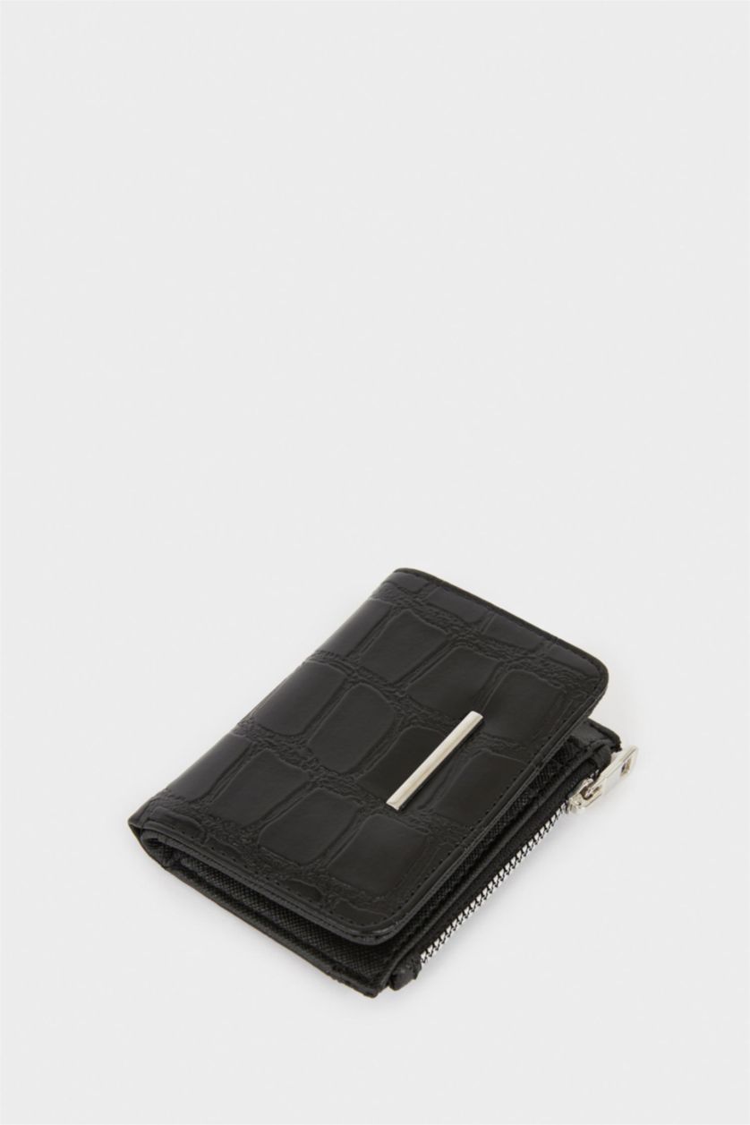Woman Black Woman Faux Leather Wallets