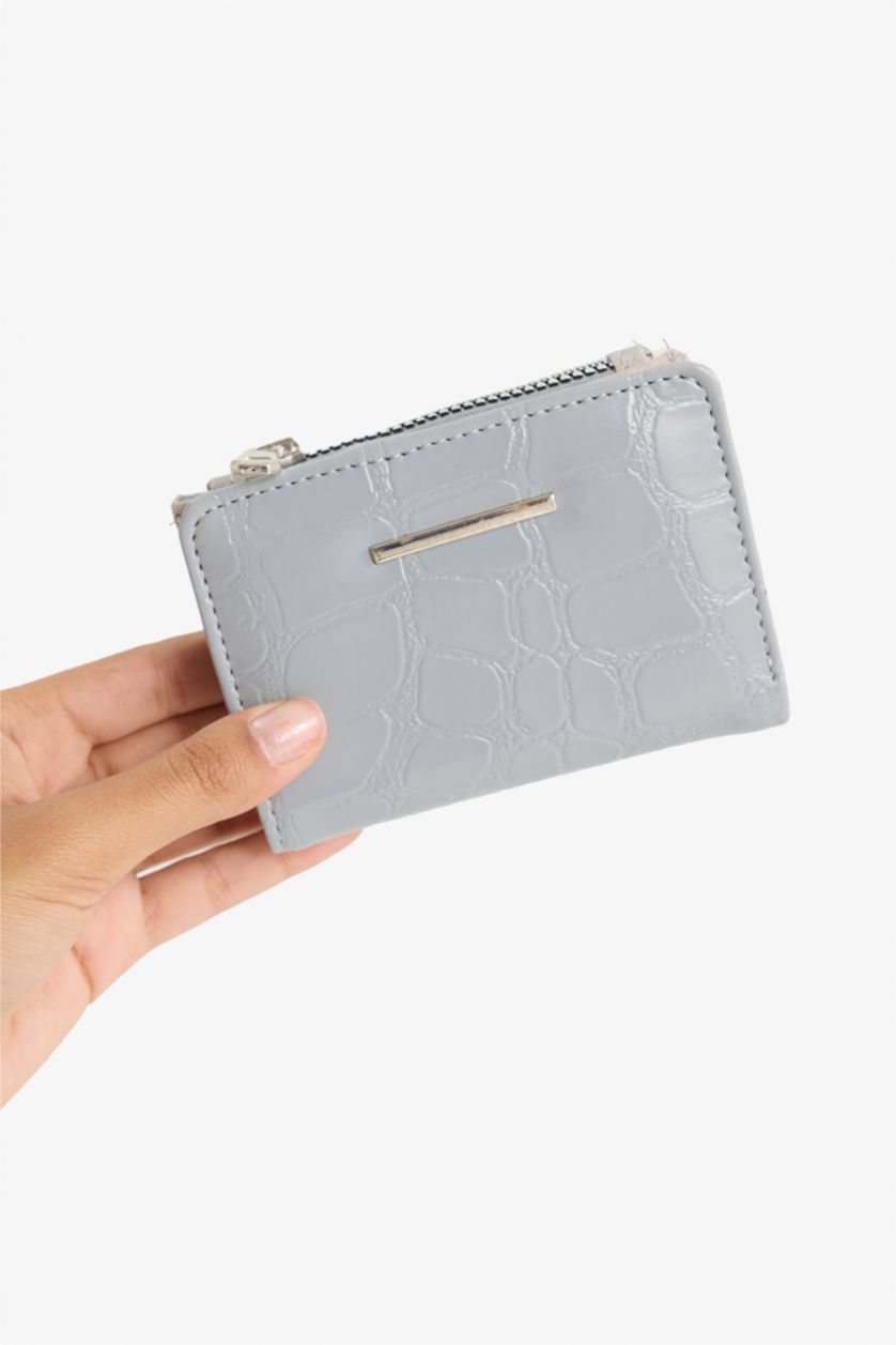 Kadın Gri Kadın Suni Deri Cüzdan