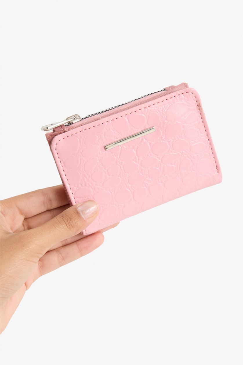 Kadın Pembe Kadın Suni Deri Cüzdan