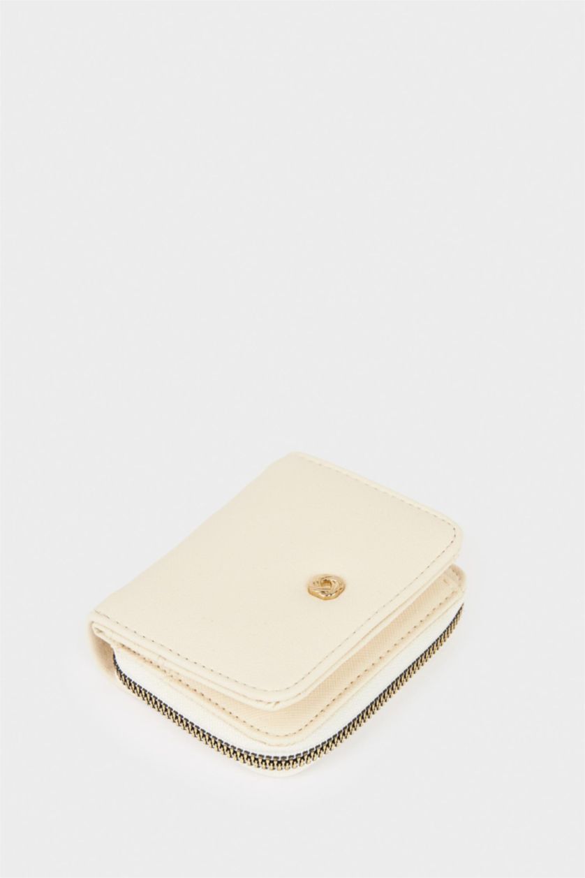 Kadın Bej Kadın Suni Deri Cüzdan