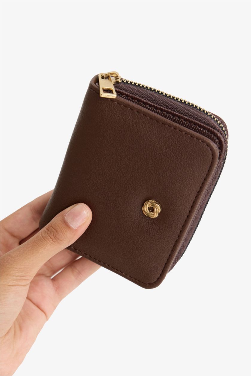 Kadın Koyu Kahve Kadın Suni Deri Cüzdan