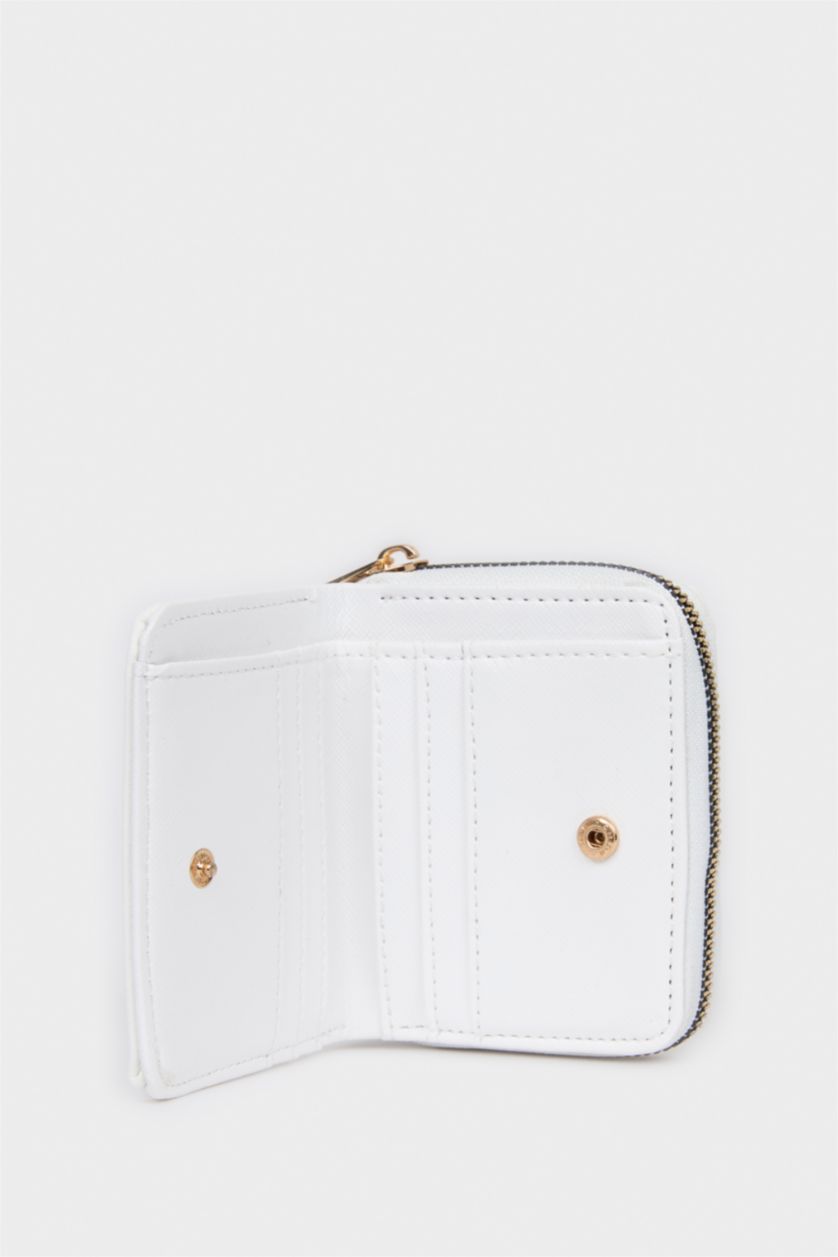 Kadın Beyaz Kadın Suni Deri Cüzdan