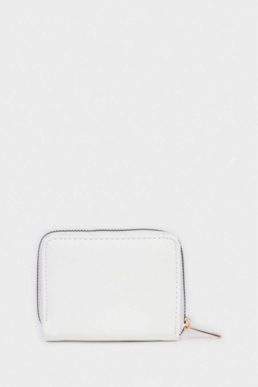 Kadın Beyaz Kadın Suni Deri Cüzdan