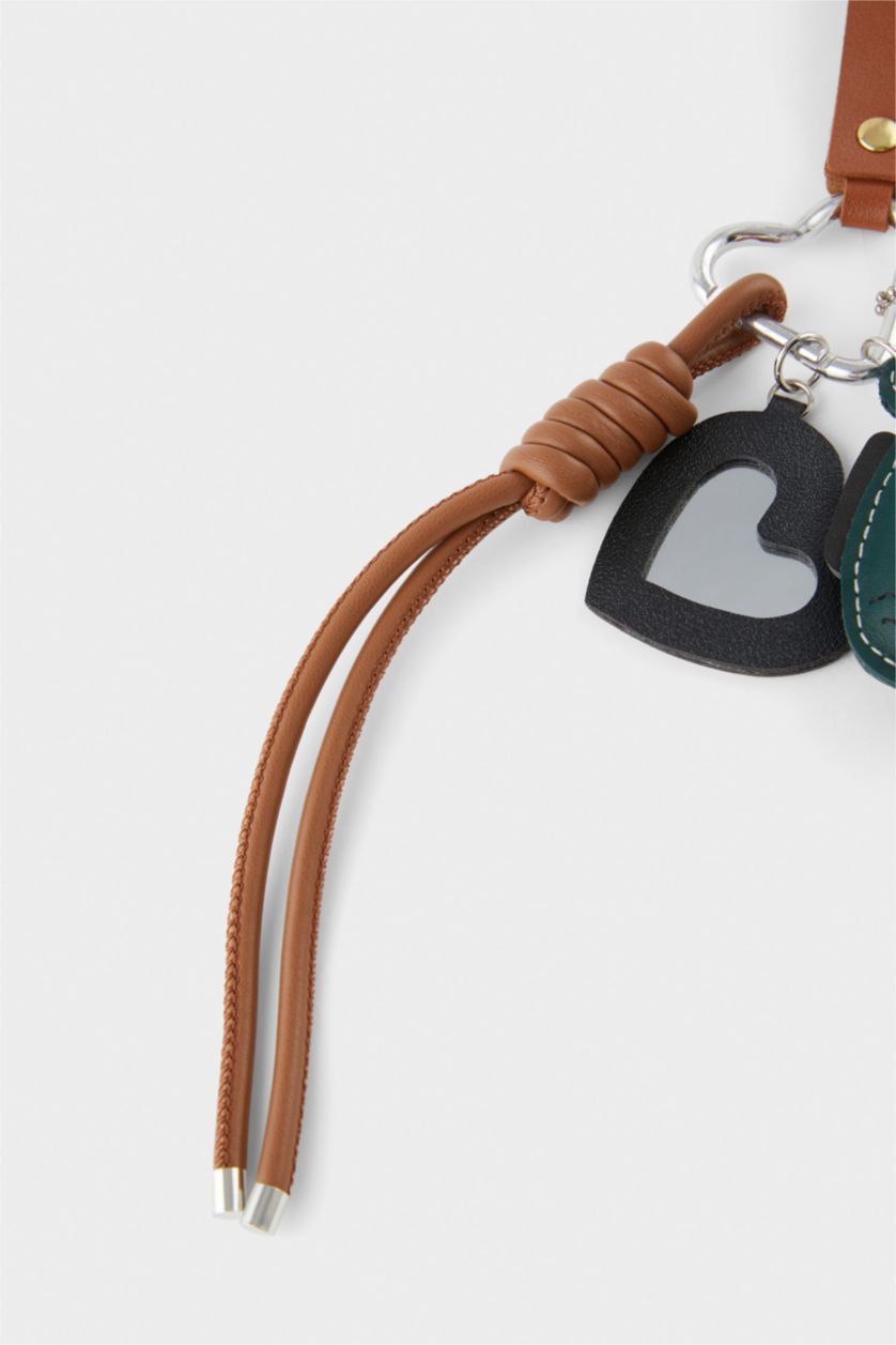 Kadın Karma Kadın Yeşil At Charm Anahtarlık