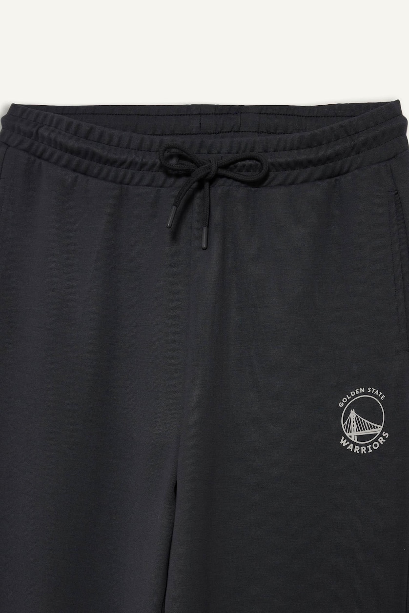 MAN Anthracite Relax Fit NBA Golden State Warriors Scuba Fabric Jogger