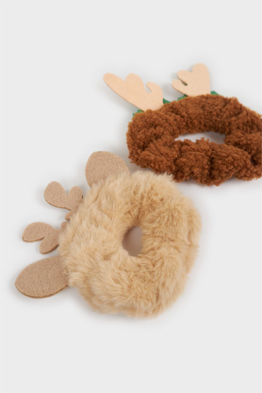 Kadın Karma Kadın Yılbaşı Temalı 2'li Lastik Toka