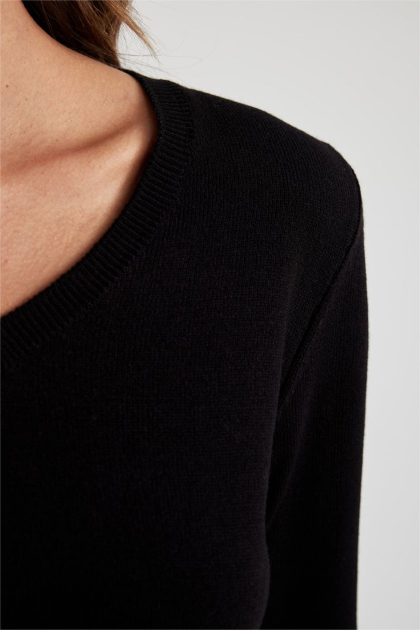 WOMAN Black Regular Fit Pullover