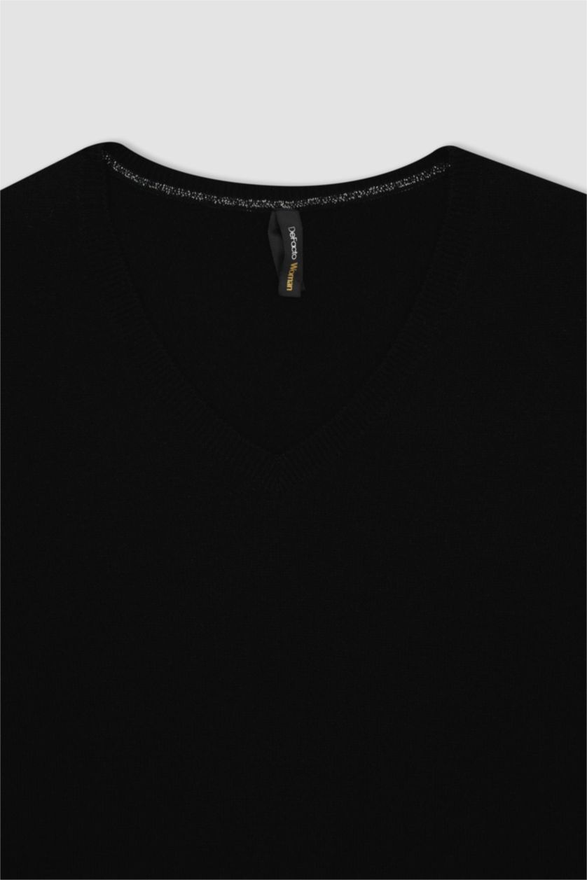 WOMAN Black Regular Fit Pullover