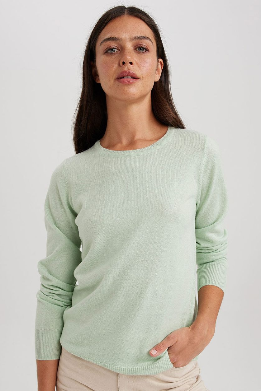 WOMAN Mint Regular Fit Pullover