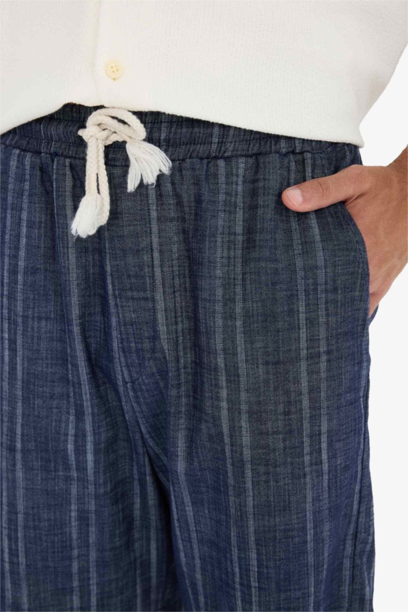 Man Indigo Relax Fit Bermuda