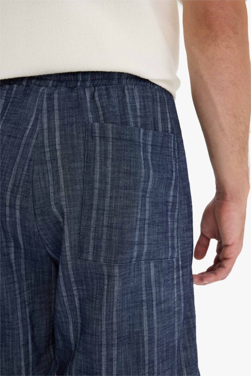 Man Indigo Relax Fit Bermuda