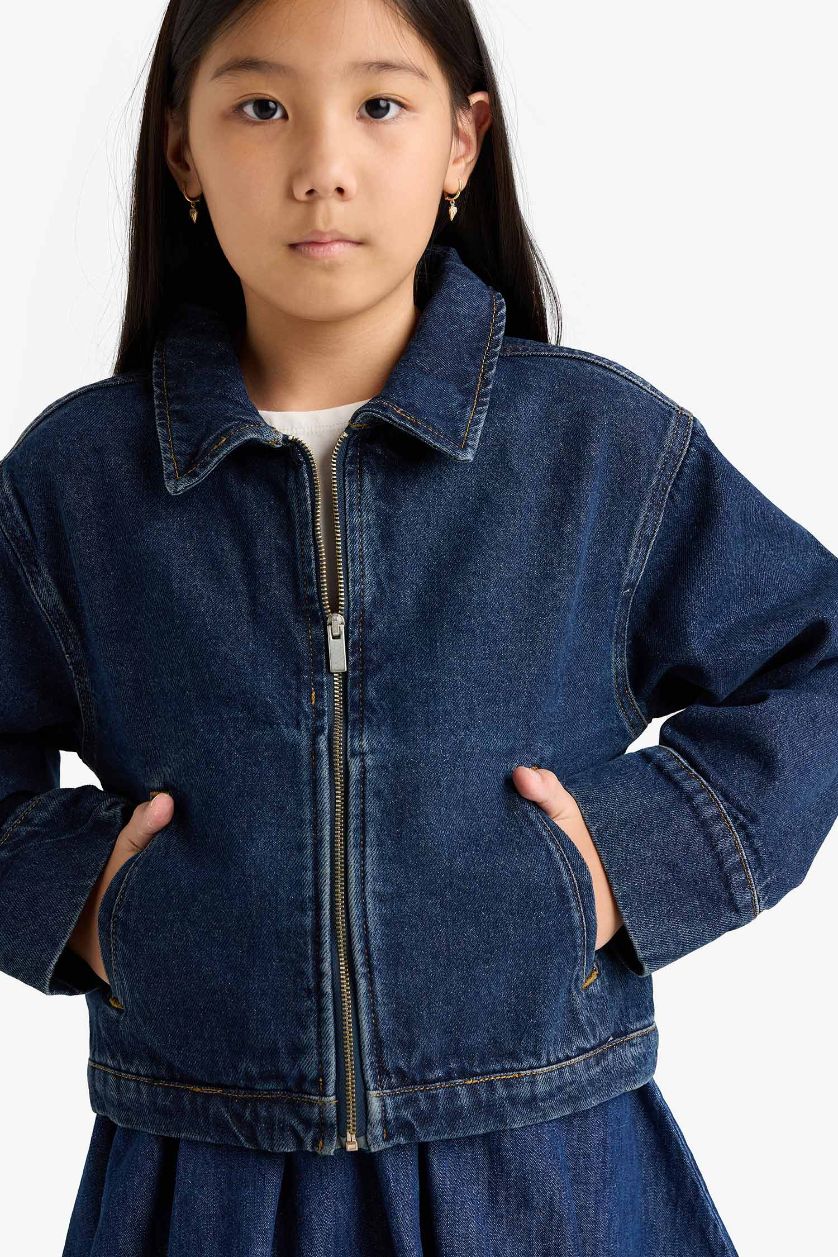 Girls & Teens Dark Blue Girl Denim Jacket