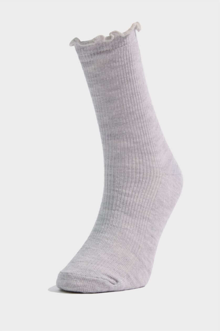 Kız Çocuk - Genç Kız Karma Kız Çocuk 3'lü Pamuklu Uzun Çorap