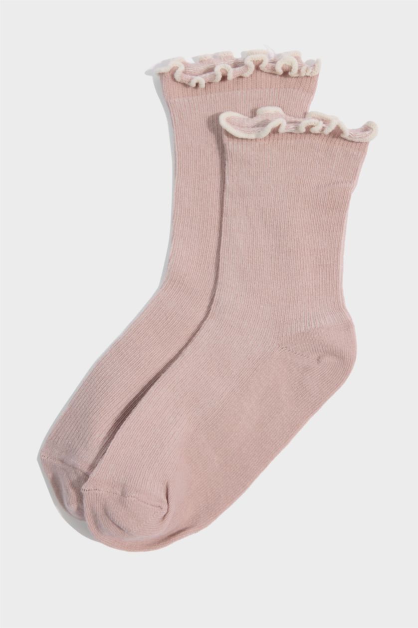 Kız Çocuk - Genç Kız Karma Kız Çocuk 3'lü Pamuklu Uzun Çorap