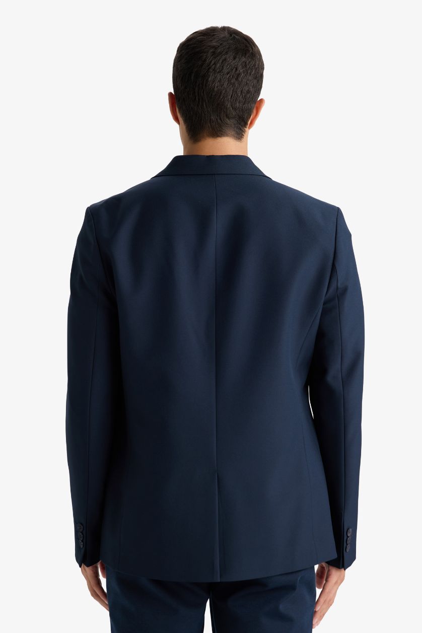 MAN NAVY Slim Fit Twill Blazer