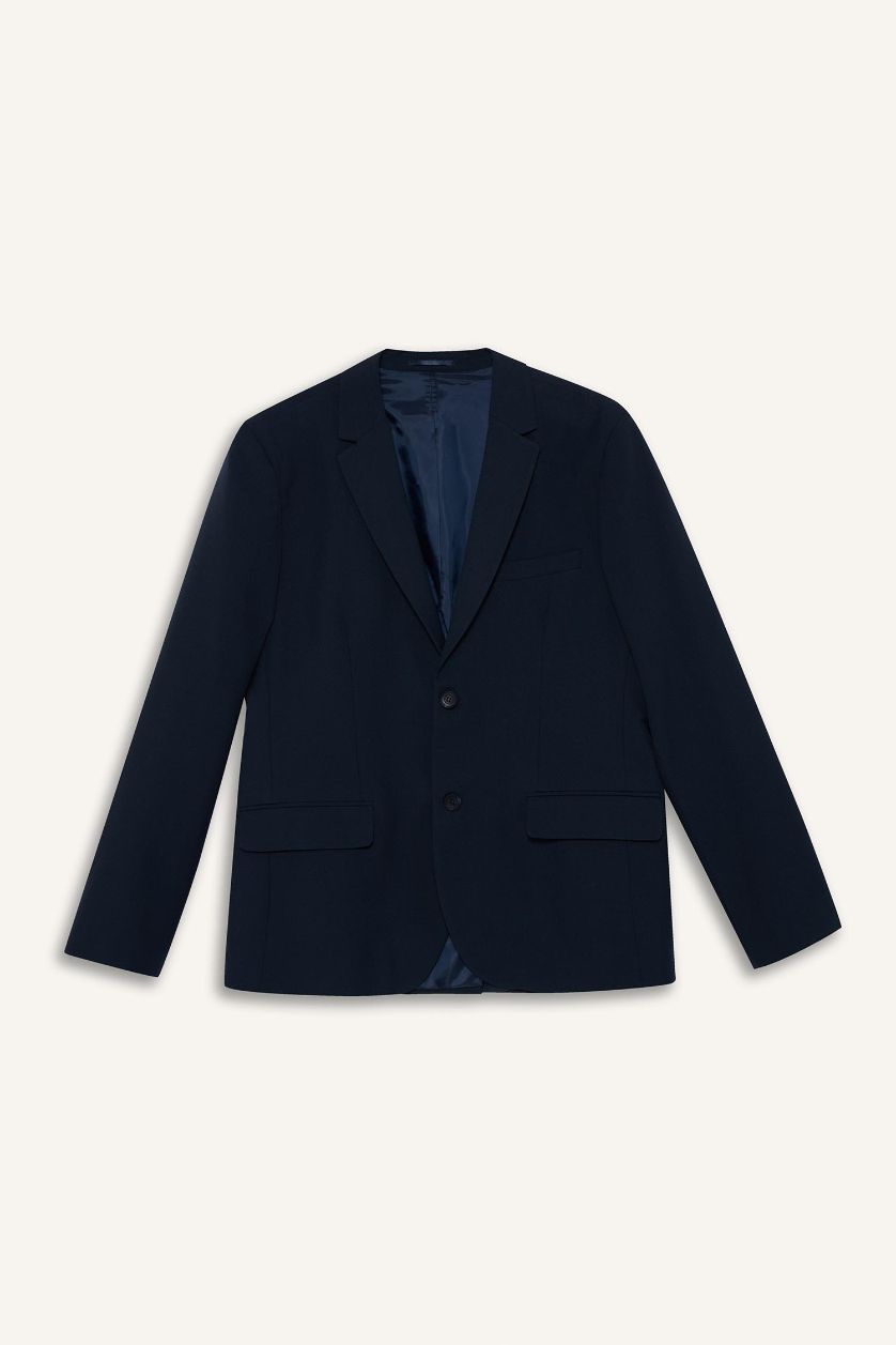 MAN NAVY Slim Fit Twill Blazer