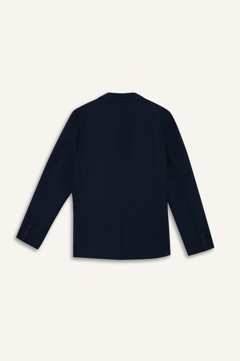 MAN NAVY Slim Fit Twill Blazer