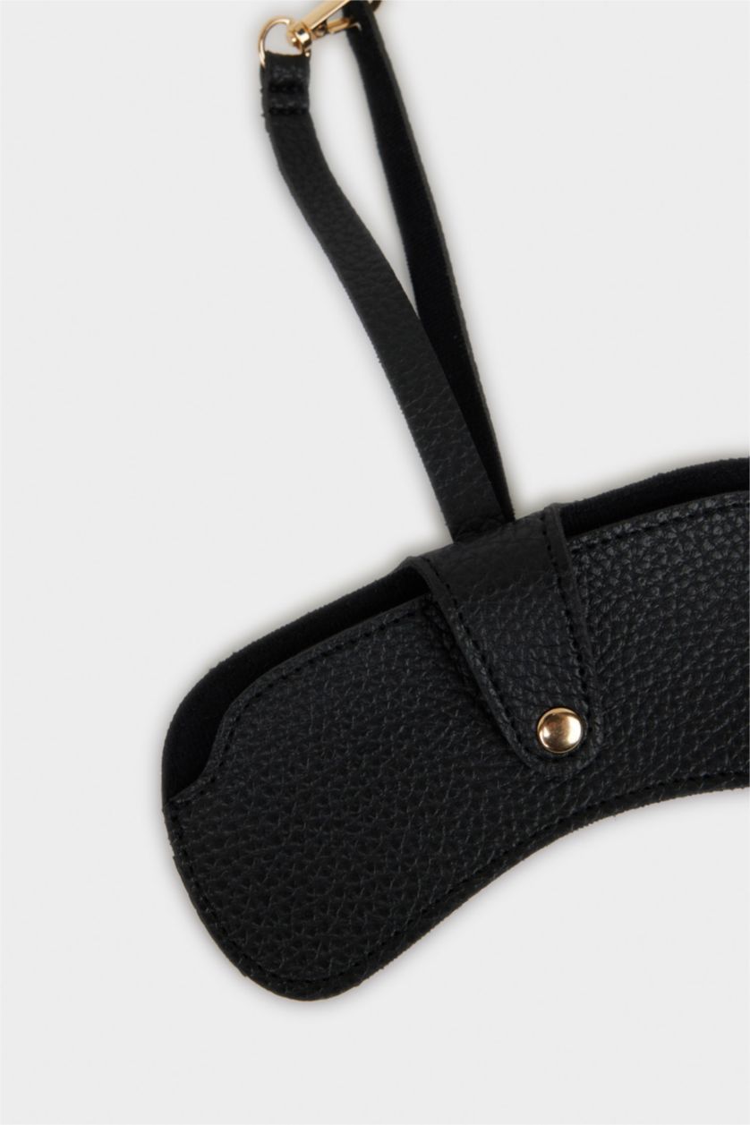 Kadın Siyah Kadın Güneş Gözlüğü Kılıfı