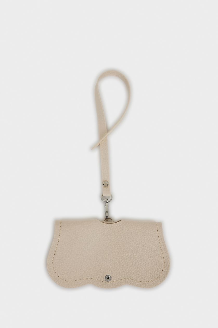 Kadın Bej Kadın Güneş Gözlüğü Kılıfı