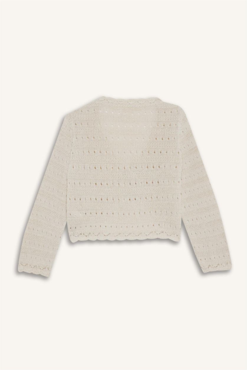 بنات بيج فاتح سويتر تريكو بناتي قصة عادية بياخة V