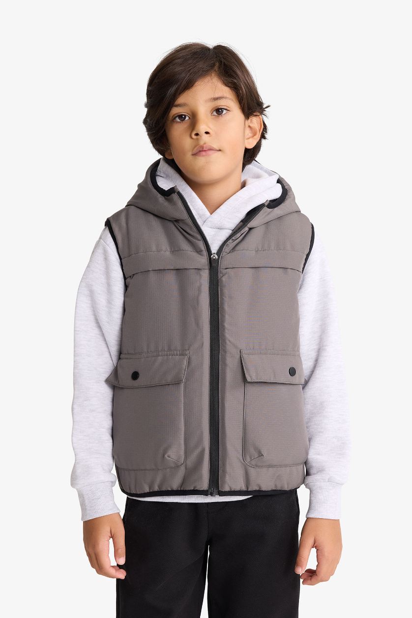 أولادي رمادي فيست مبطن مقاومة للماء أولادي