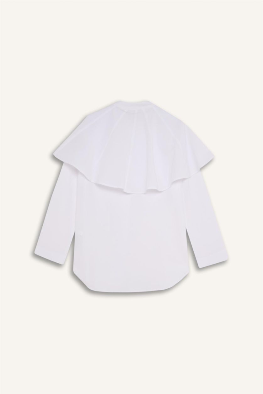 حريمي بيج فاتح تونيك كم طويل قطن تيري قصة مريحة