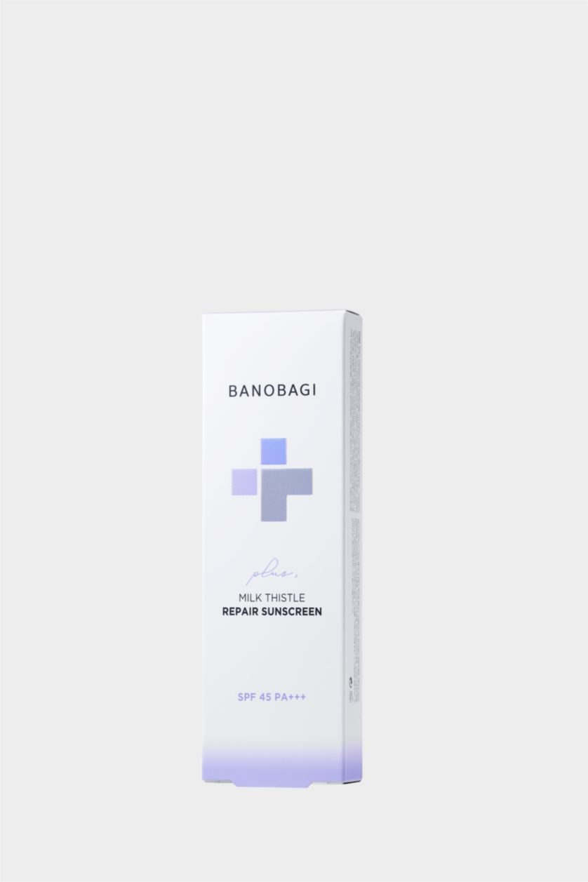 Kadın Beyaz Banobagi Milk Thistle Onarıcı Cica Güneş Kremi Plus SPF45 PA+++ 50ml
