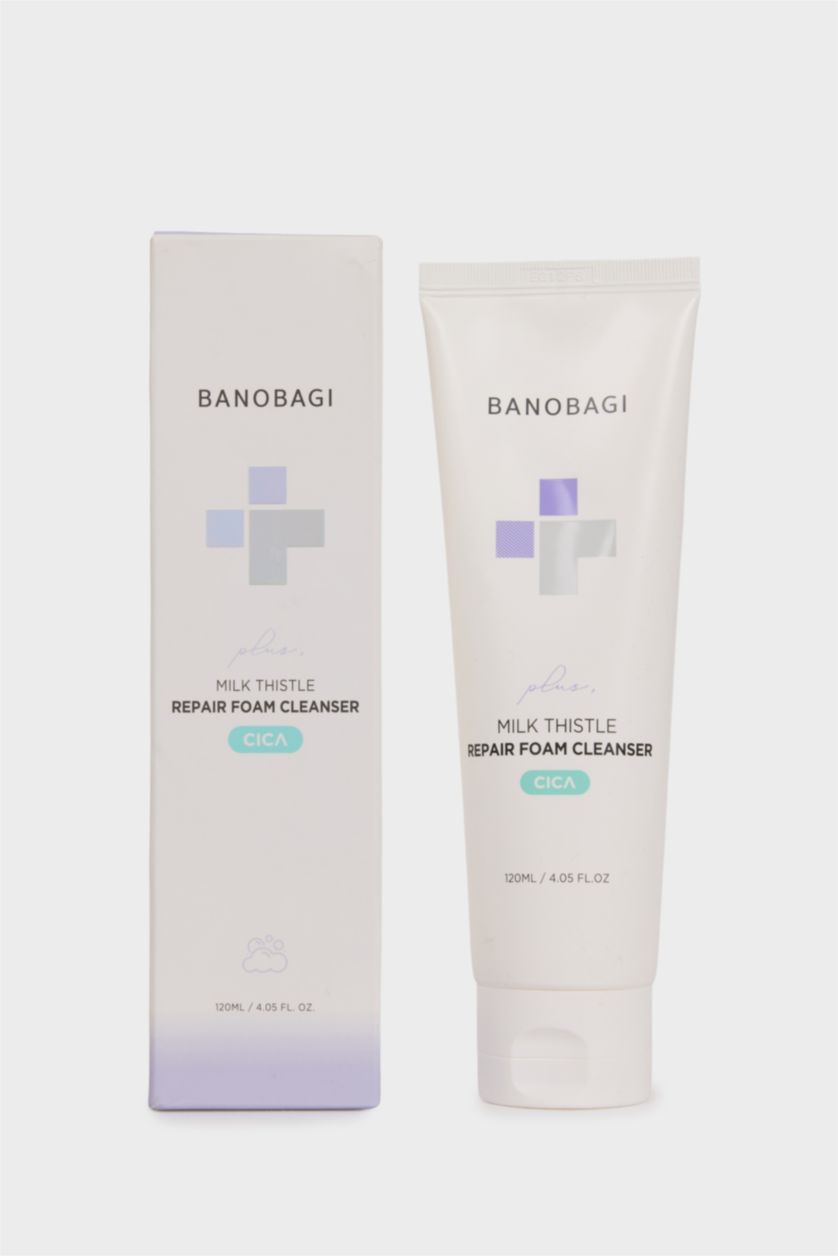 Kadın Beyaz Banobagi Milk Thistle Onarıcı Cica Plus Köpük Temizleyici 120ml