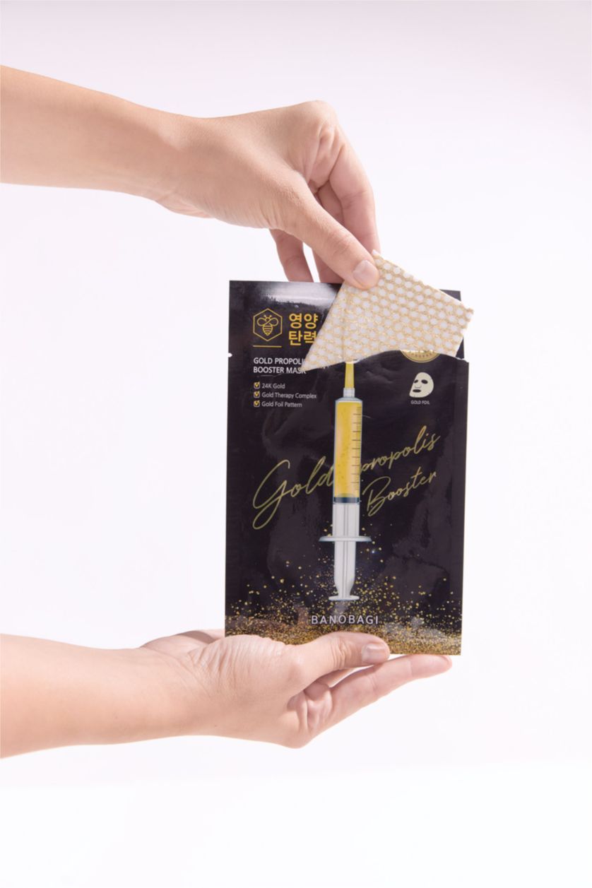 Kadın Siyah Banobagi Gold Propolis Injection Mask 10ml – Besleyici & Işıltı Veren Yüz Maskesi