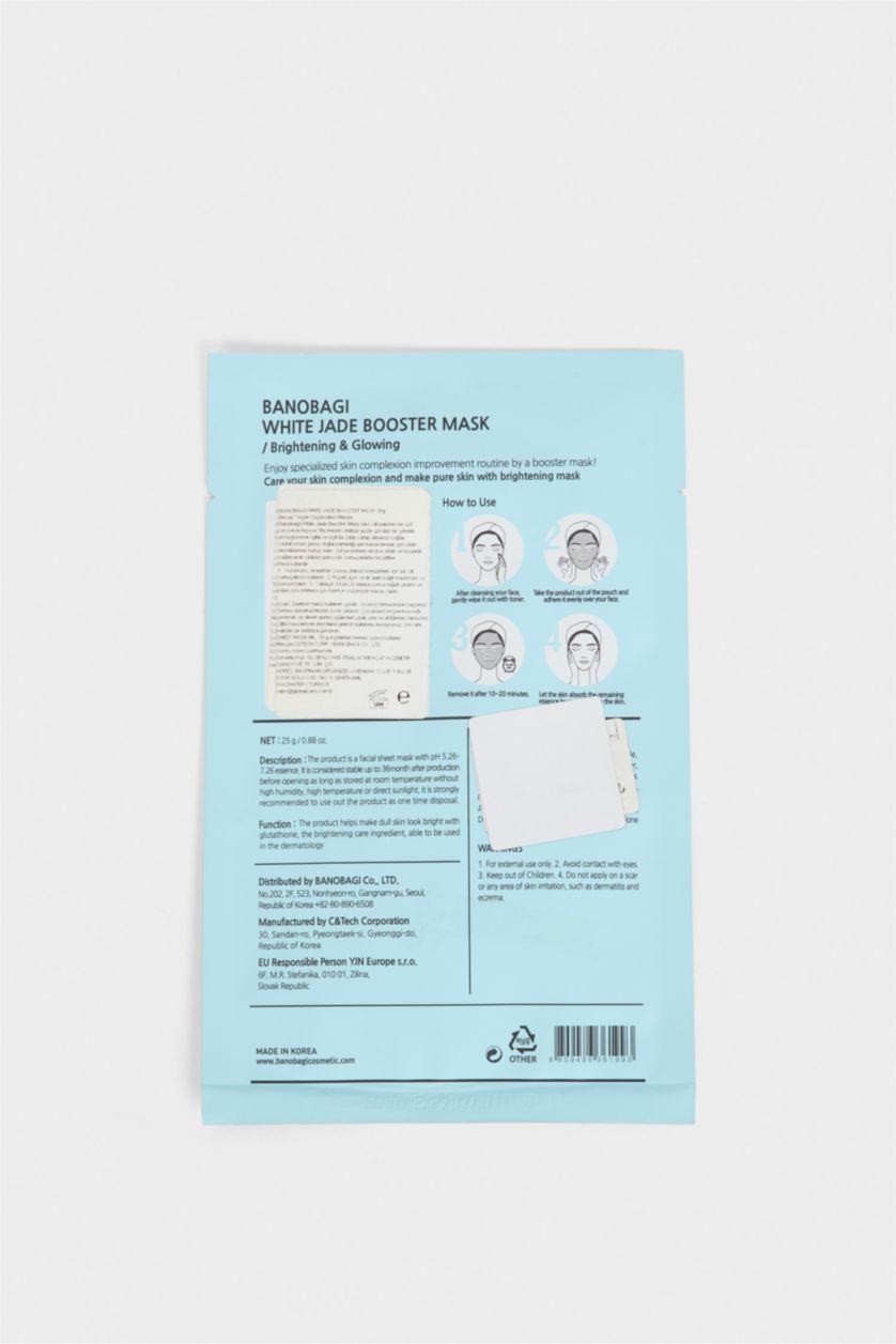 Kadın Mavi Banobagi Booster Line White Jade Injection Maske 10ml